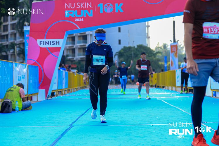 Race photo from Nu Skin Run 10K
