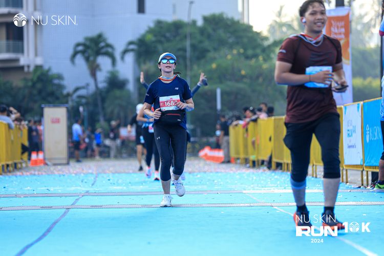 Race photo from Nu Skin Run 10K
