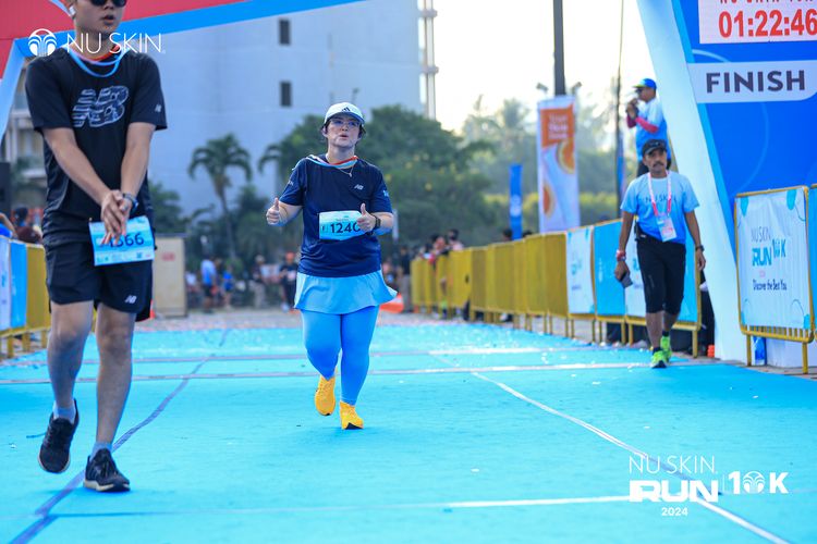 Race photo from Nu Skin Run 10K