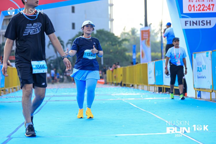 Race photo from Nu Skin Run 10K