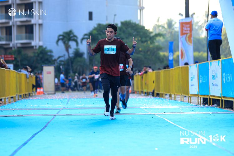 Race photo from Nu Skin Run 10K