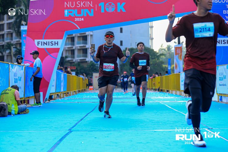 Race photo from Nu Skin Run 10K