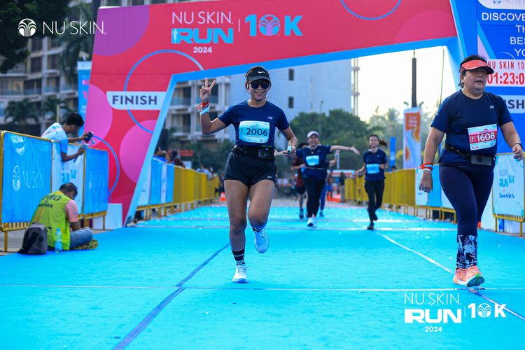 Race photo from Nu Skin Run 10K
