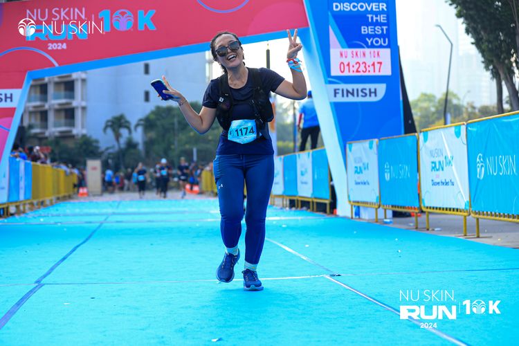 Race photo from Nu Skin Run 10K