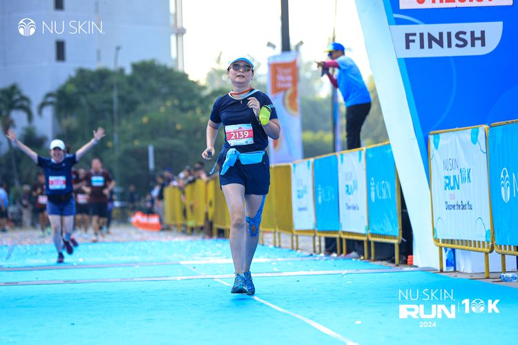 Race photo from Nu Skin Run 10K
