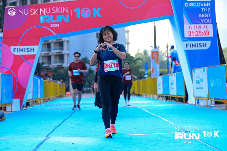 Race photo from Nu Skin Run 10K