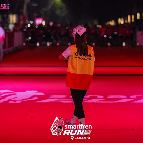 Race photo from SMARTFREN RUN 2026