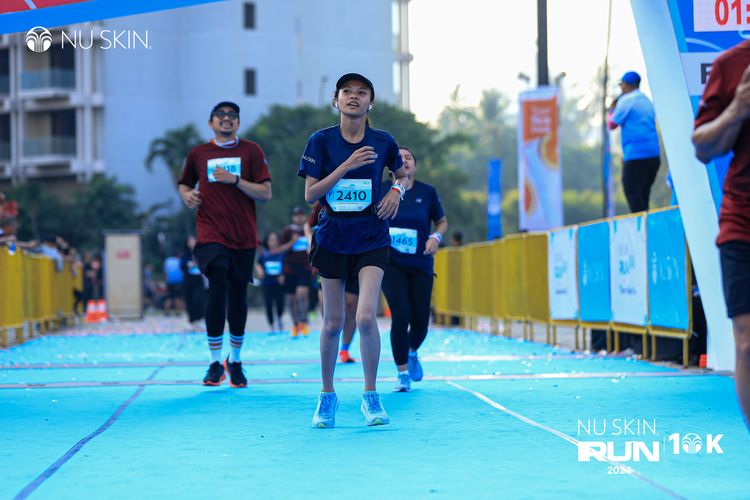 Race photo from Nu Skin Run 10K