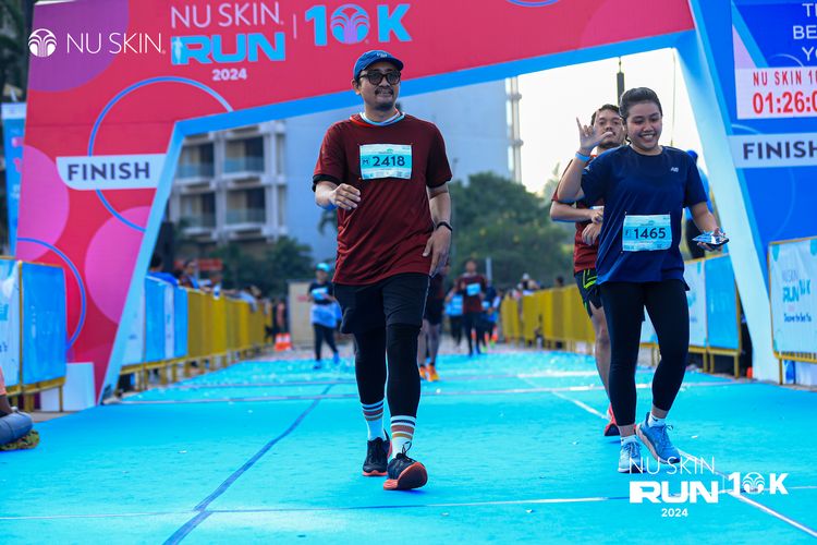 Race photo from Nu Skin Run 10K