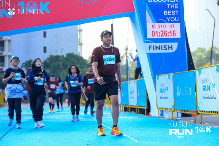 Race photo from Nu Skin Run 10K