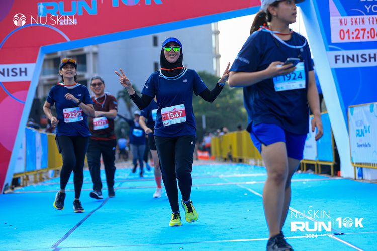 Race photo from Nu Skin Run 10K