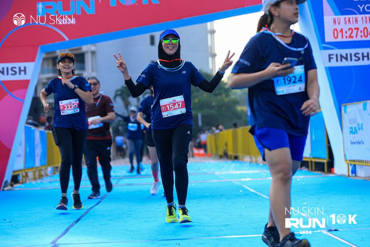 Race photo from Nu Skin Run 10K