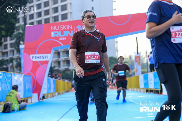 Race photo from Nu Skin Run 10K