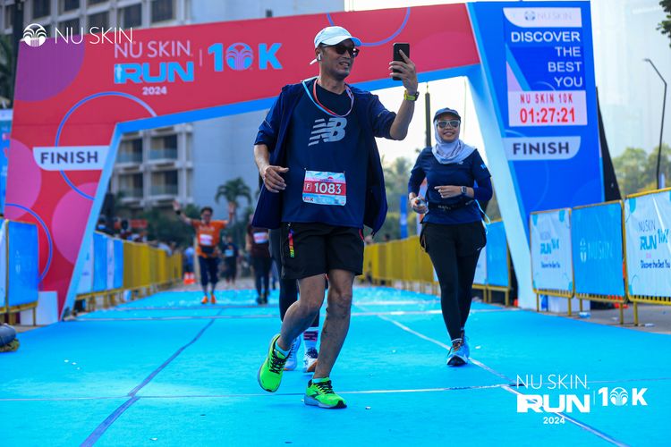 Race photo from Nu Skin Run 10K
