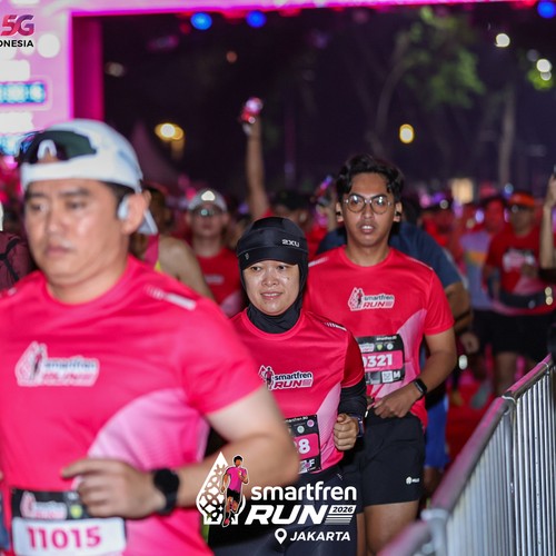 Race photo from SMARTFREN RUN 2026
