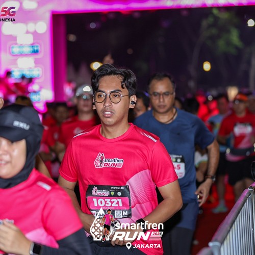 Race photo from SMARTFREN RUN 2026