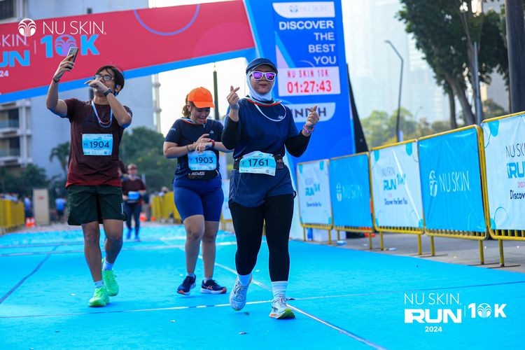 Race photo from Nu Skin Run 10K