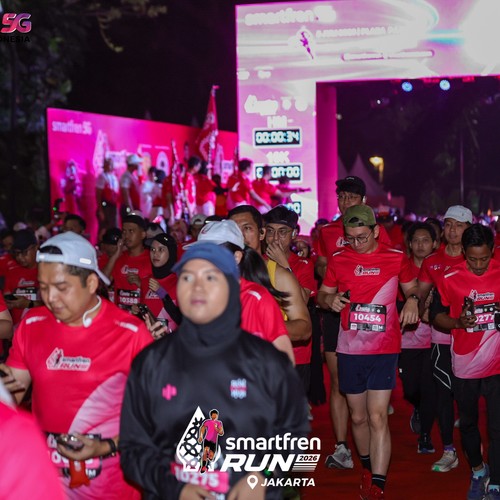 Race photo from SMARTFREN RUN 2026