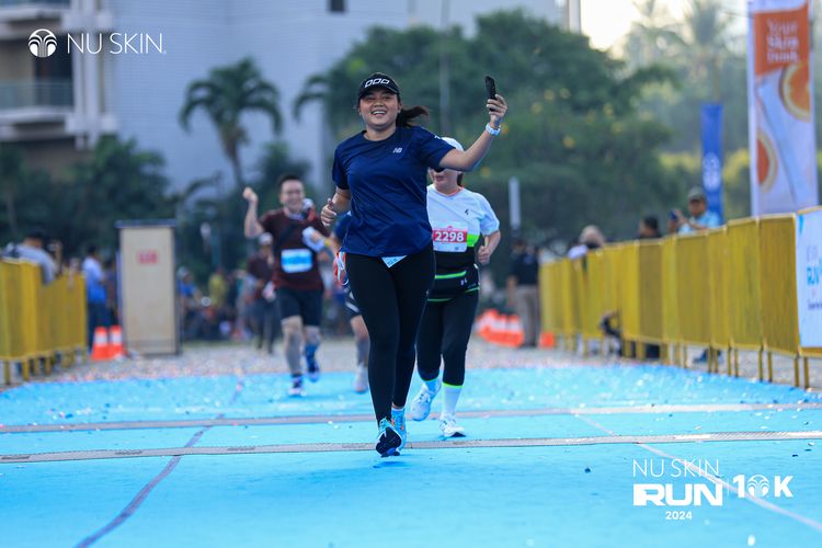 Race photo from Nu Skin Run 10K