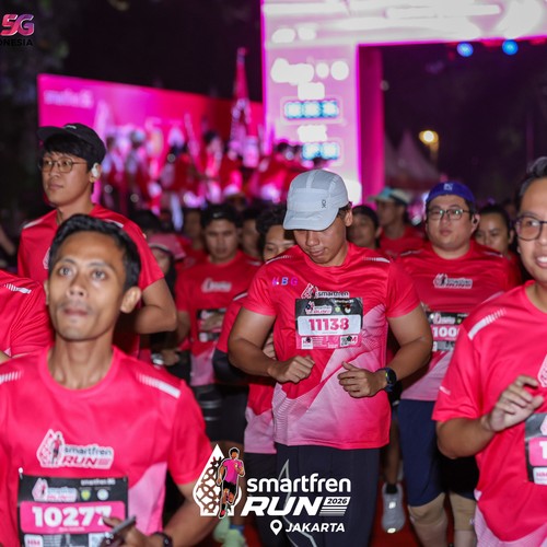 Race photo from SMARTFREN RUN 2026