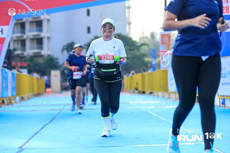 Race photo from Nu Skin Run 10K