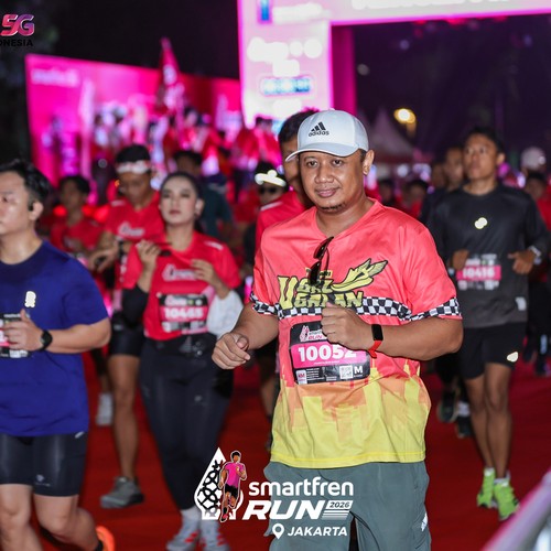 Race photo from SMARTFREN RUN 2026