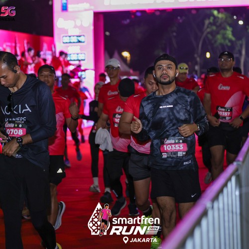 Race photo from SMARTFREN RUN 2026