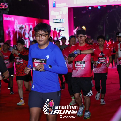 Race photo from SMARTFREN RUN 2026