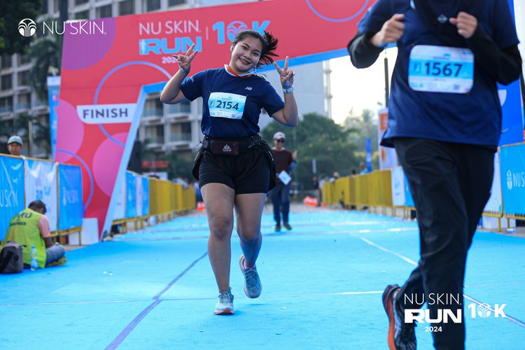 Race photo from Nu Skin Run 10K
