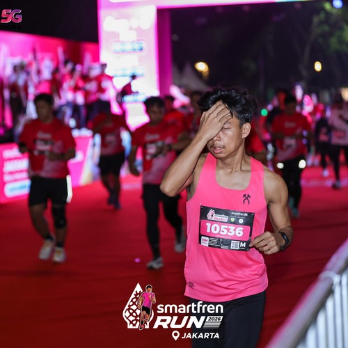 Race photo from SMARTFREN RUN 2026