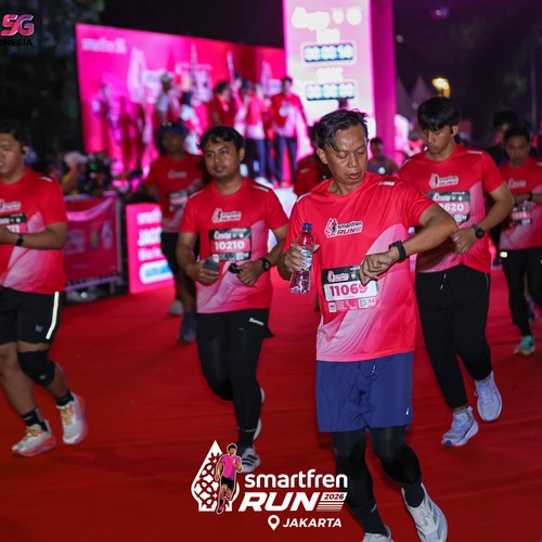 Race photo from SMARTFREN RUN 2026