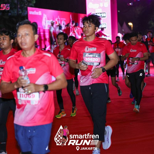 Race photo from SMARTFREN RUN 2026