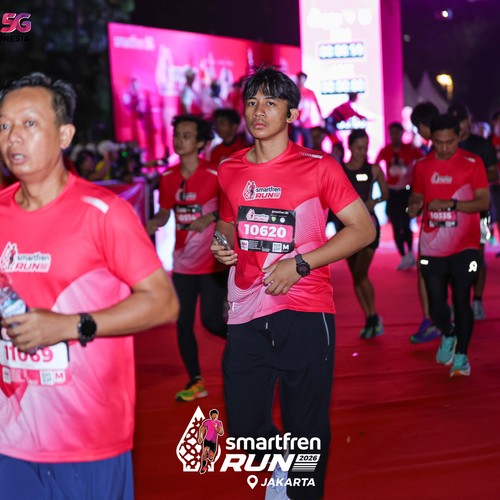 Race photo from SMARTFREN RUN 2026