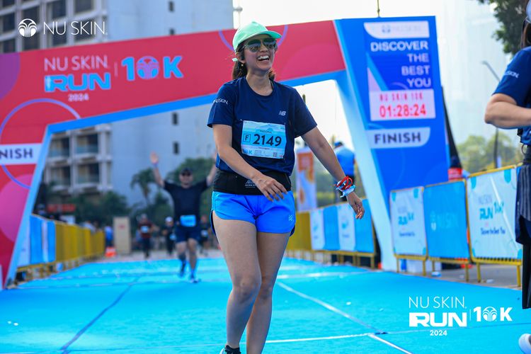 Race photo from Nu Skin Run 10K