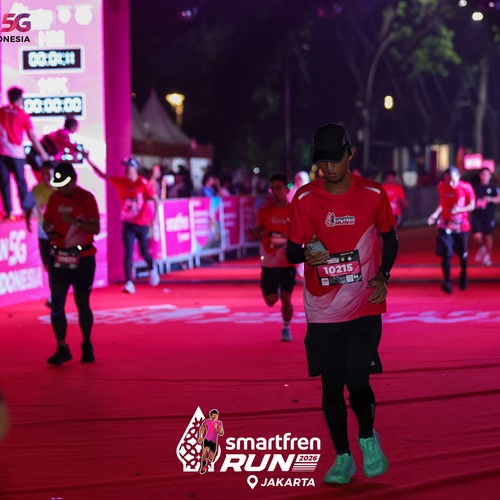 Race photo from SMARTFREN RUN 2026