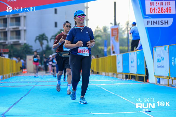 Race photo from Nu Skin Run 10K
