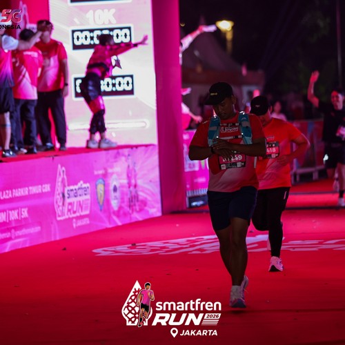 Race photo from SMARTFREN RUN 2026