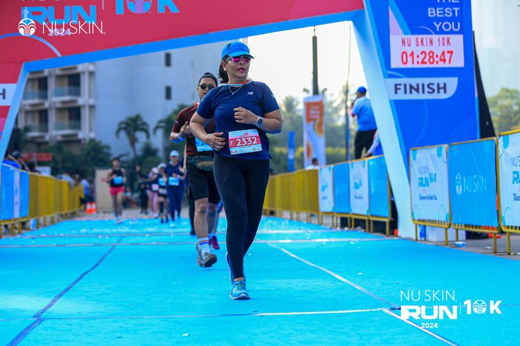 Race photo from Nu Skin Run 10K