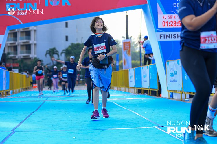 Race photo from Nu Skin Run 10K