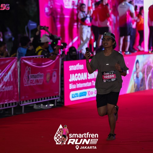 Race photo from SMARTFREN RUN 2026