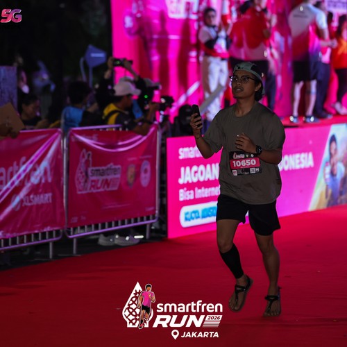 Race photo from SMARTFREN RUN 2026