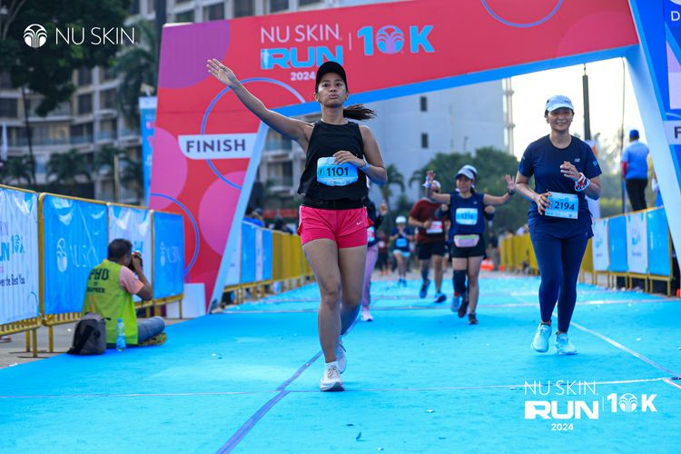 Race photo from Nu Skin Run 10K