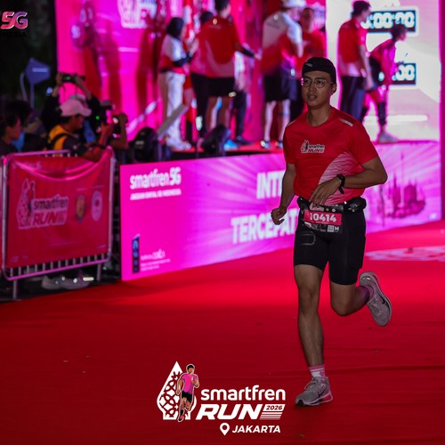 Race photo from SMARTFREN RUN 2026