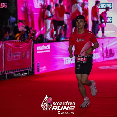 Race photo from SMARTFREN RUN 2026