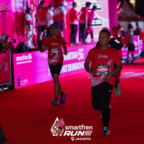 Race photo from SMARTFREN RUN 2026