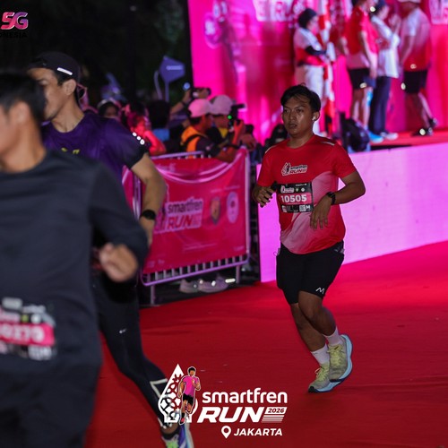 Race photo from SMARTFREN RUN 2026