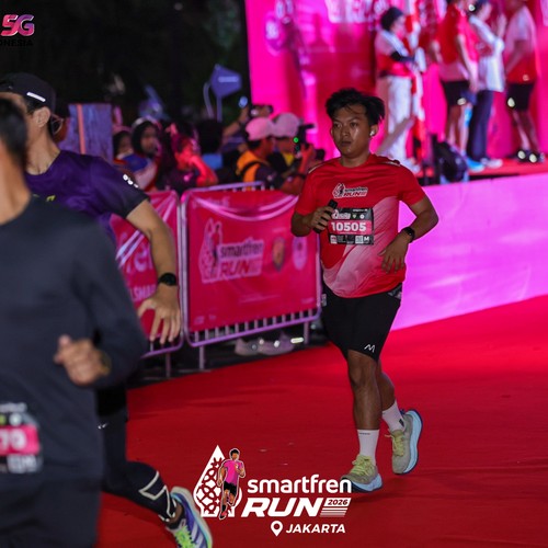 Race photo from SMARTFREN RUN 2026