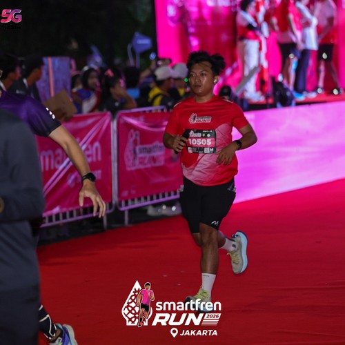 Race photo from SMARTFREN RUN 2026