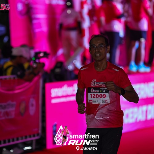 Race photo from SMARTFREN RUN 2026
