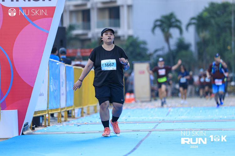 Race photo from Nu Skin Run 10K